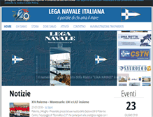 Tablet Screenshot of leganavale.it